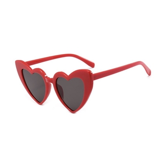 Hjerte solbriller - Rød